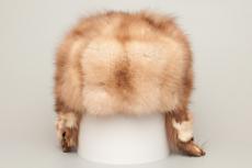 Меховая шапка «Wild fur» («Дикий мех», Ваилд фа). Материал: Мех куницы