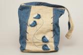 Сумка «Кармашек» - простая и стильная модель сумки, которая пошита из джинсовой и холщовой тканей, на застежке-молнии.